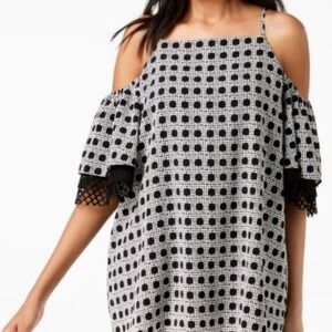 Alfani Women's Cold Shoulder Sleeve Top Size Small